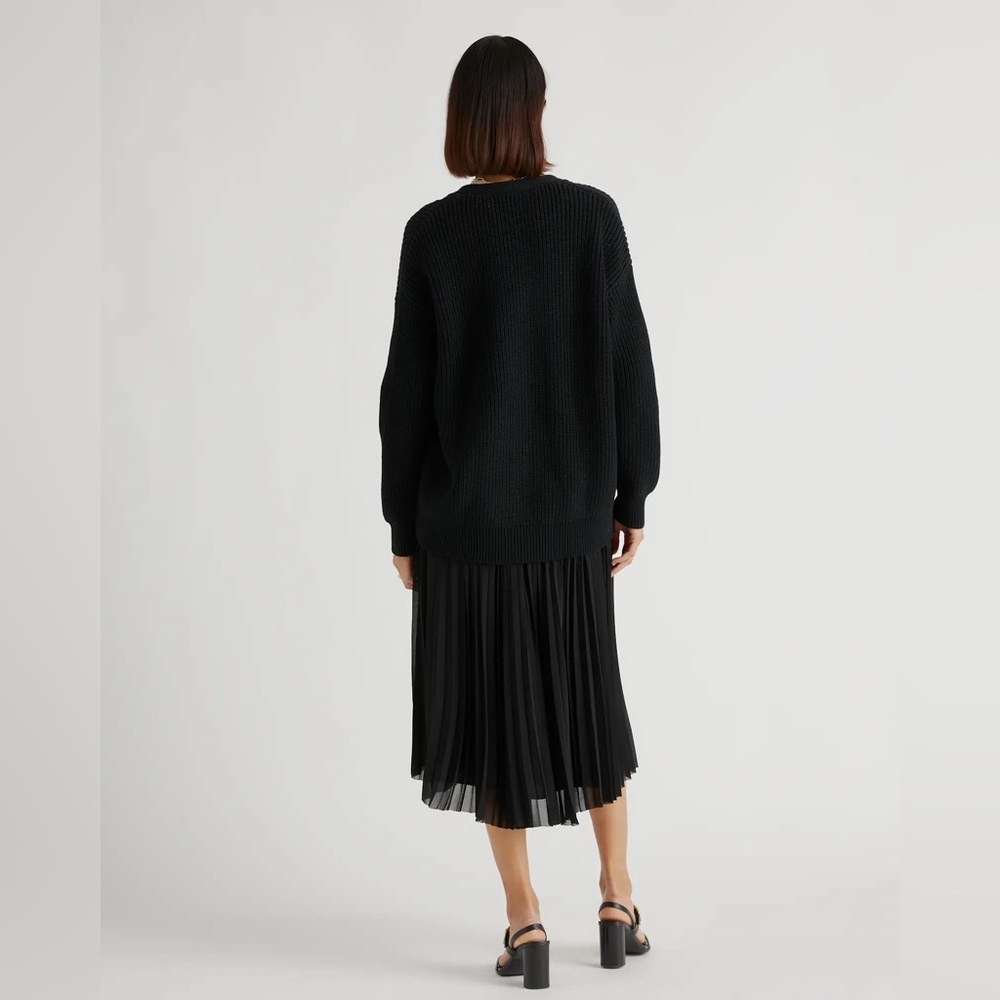 Quince Black Women's Cardigan Sweater - Picture 7 of 12